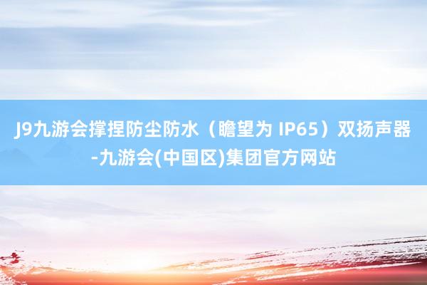 J9九游会撑捏防尘防水（瞻望为 IP65）双扬声器-九游会(中国区)集团官方网站